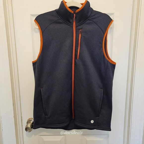 L.L. Bean Gray Vest Zip Up Men's Large - Picture 1 of 4
